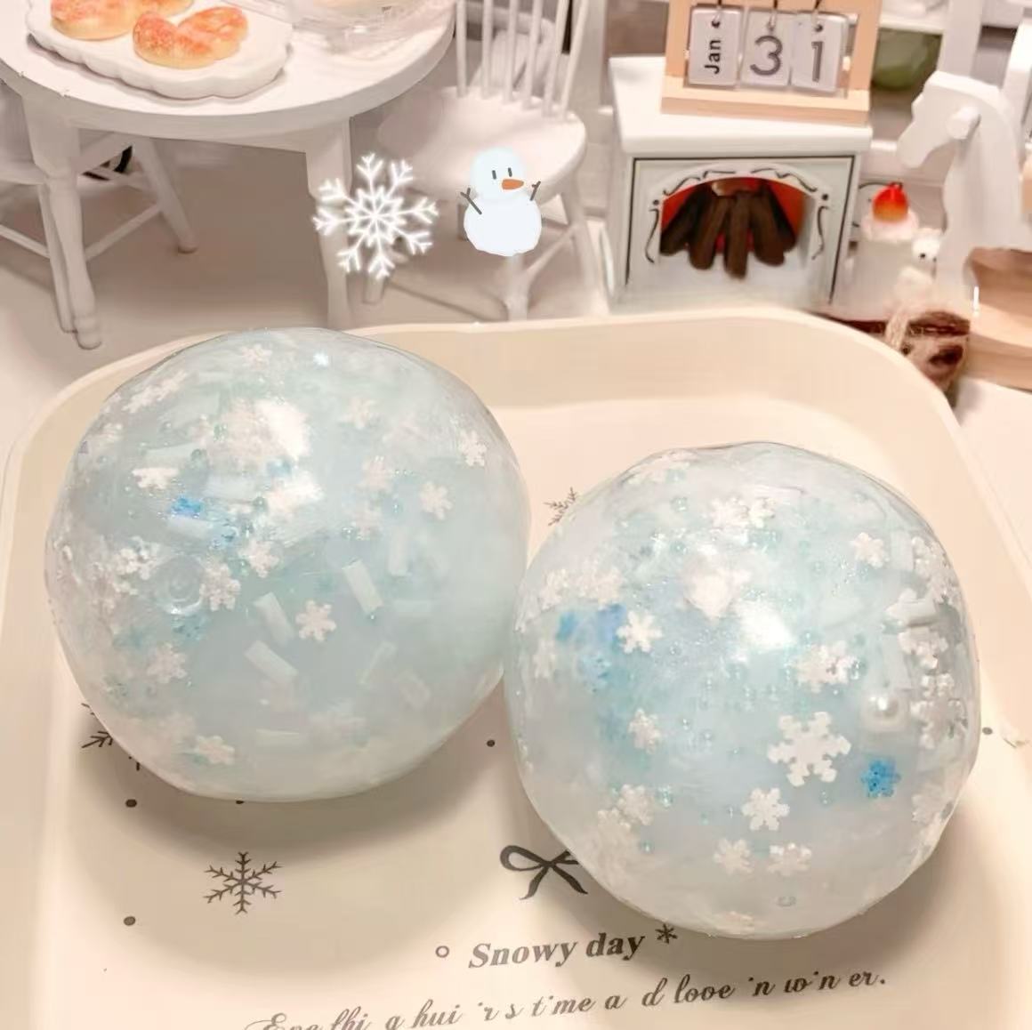 Wax cracking balls